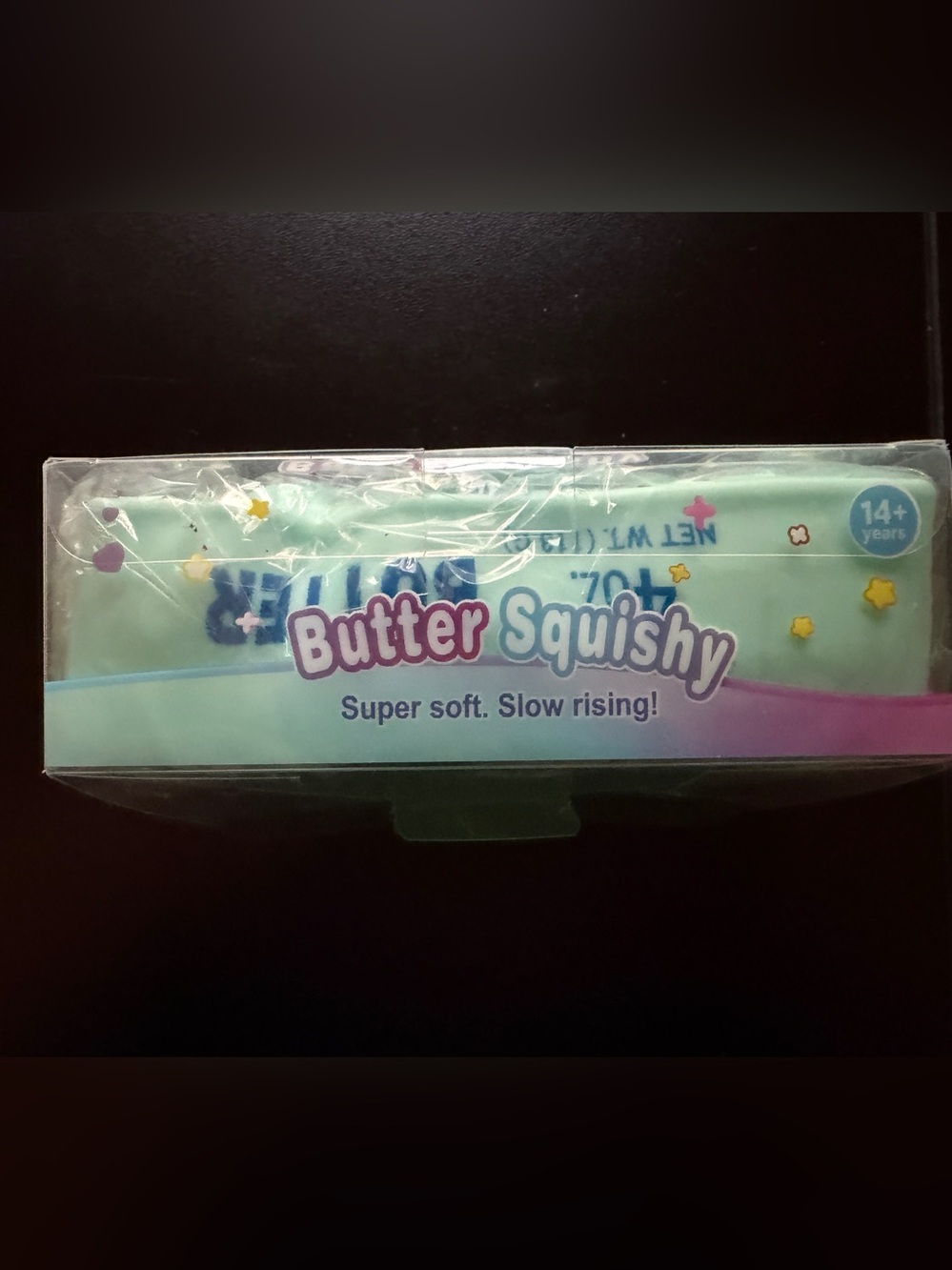 New Squishy Butter Blue Sensory Toy Fidget Tactile Squeeze Soft Squish